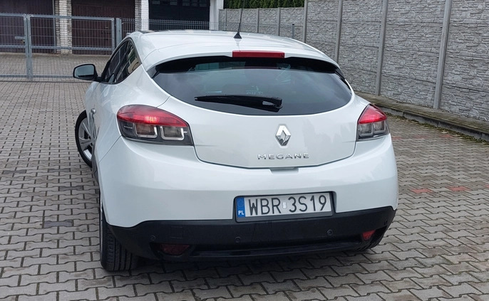 Renault Megane cena 17300 przebieg: 236550, rok produkcji 2009 z Białobrzegi małe 407
